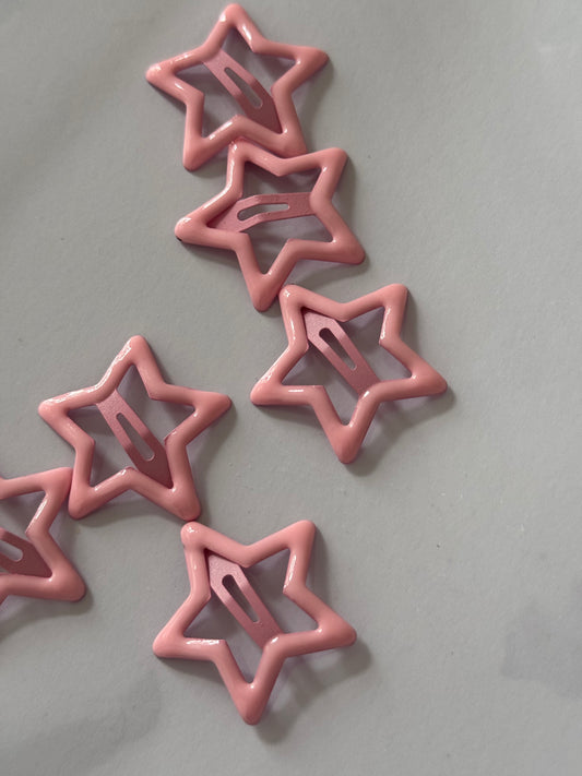 6 Star Hair Clips